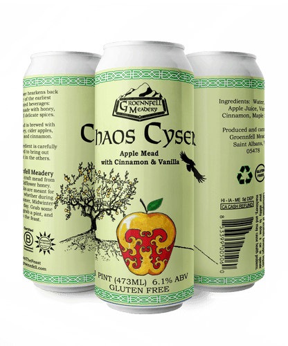 Chaos Cyser Apple Mead with Vanilla and Cinnamon by Groennfell - Groennfell & Havoc Mead Store